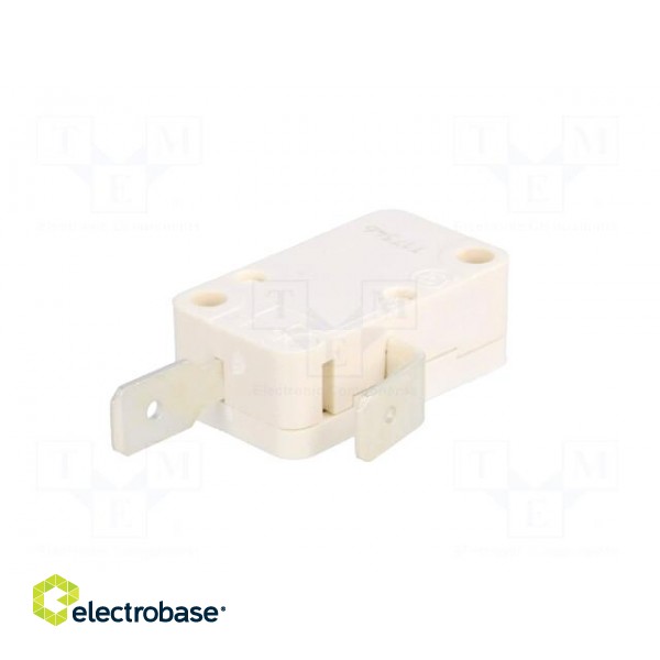 Microswitch SNAP ACTION | 10A/250VAC | without lever | SPST-NO image 6