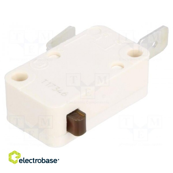 Microswitch SNAP ACTION | without lever | SPST-NO | 10A/250VAC фото 1