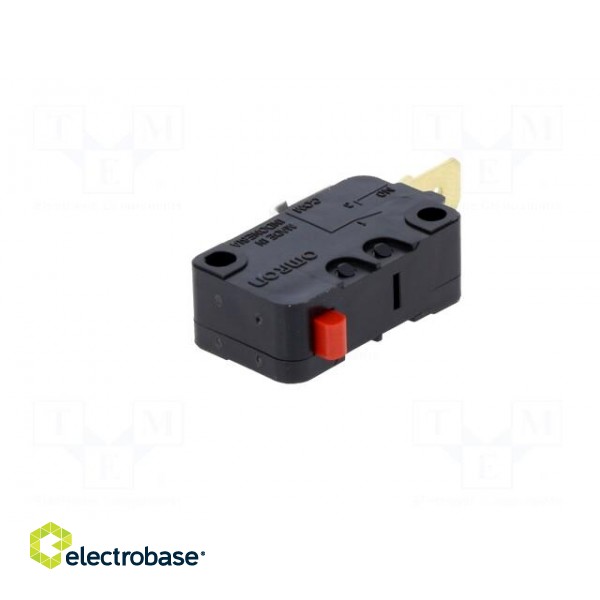 Microswitch SNAP ACTION | 16A/250VAC | without lever | SPST-NO image 2