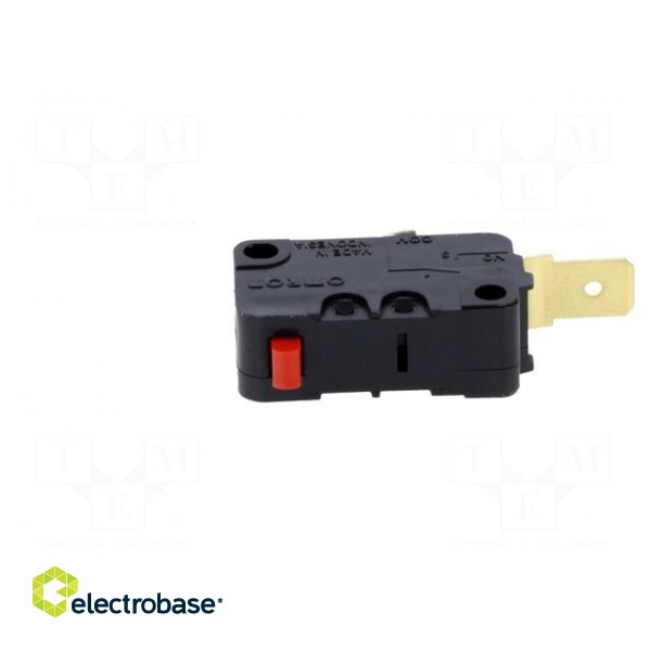 Microswitch SNAP ACTION | without lever | SPST-NO | 16A/250VAC paveikslėlis 3