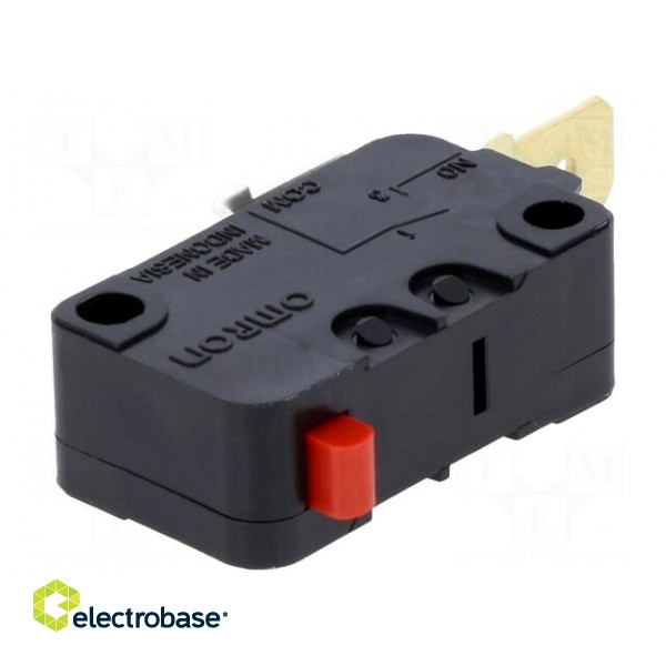 Microswitch SNAP ACTION | without lever | SPST-NO | 16A/250VAC фото 1