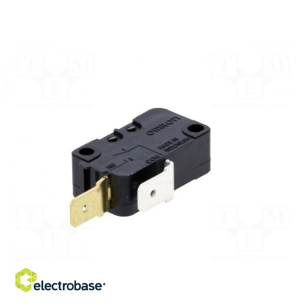 Microswitch SNAP ACTION | without lever | SPST-NO | 16A/250VAC paveikslėlis 6