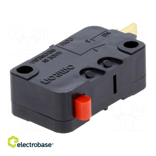 Microswitch SNAP ACTION | without lever | SPST-NO | 16A/250VAC фото 1