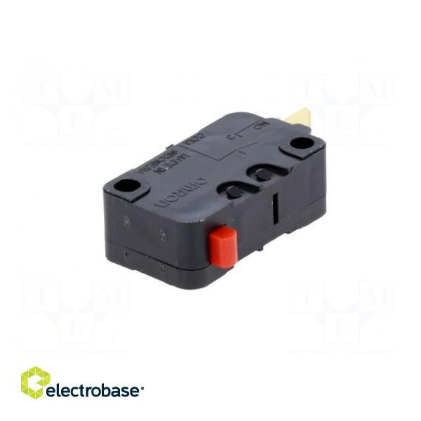 Microswitch SNAP ACTION | without lever | SPST-NO | 16A/250VAC paveikslėlis 2