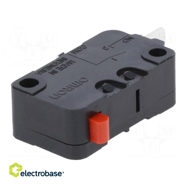 Microswitch SNAP ACTION | without lever | SPST-NO | 16A/250VAC image 1