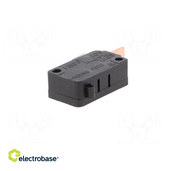 Microswitch SNAP ACTION | 25A/277VAC | without lever | SPST-NO image 2