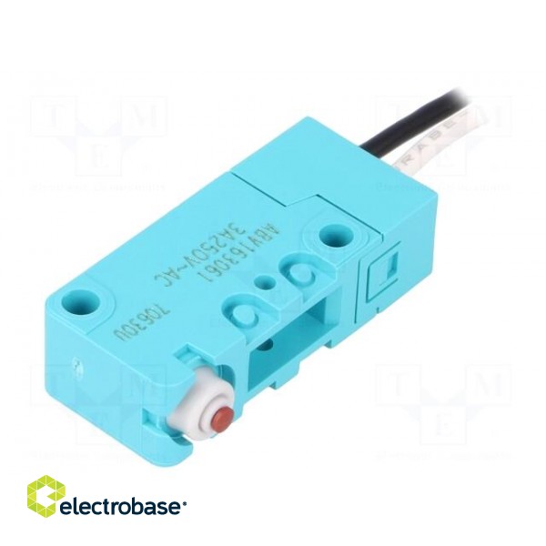 Microswitch SNAP ACTION | 3A/250VAC | without lever | SPST-NO | IP67