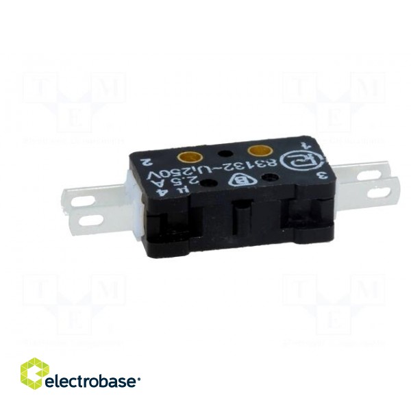 Microswitch SNAP ACTION | without lever | SPST-NO + SPST-NC | IP40 paveikslėlis 3