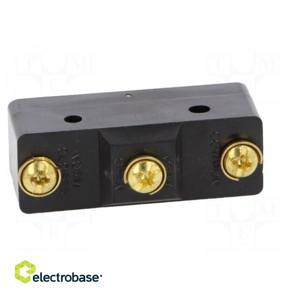 Microswitch SNAP ACTION | 15A/250VAC | without lever | SPDT | Pos: 2 image 7