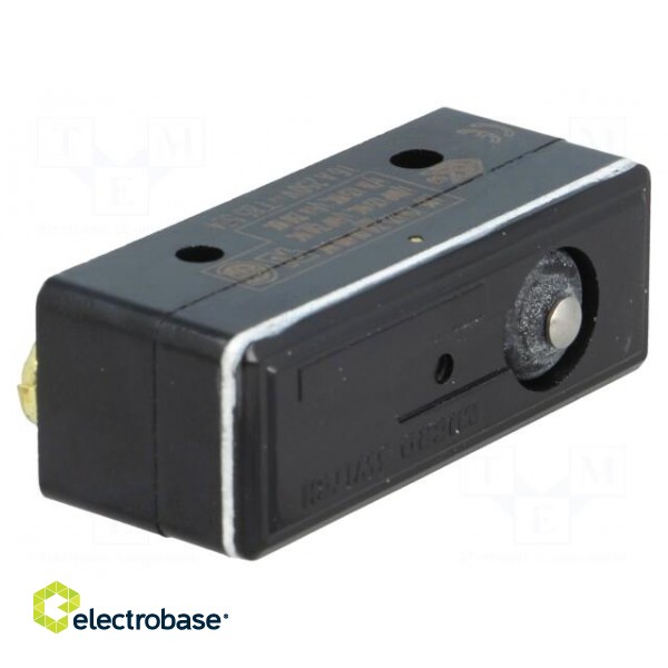 Microswitch SNAP ACTION | 15A/125VAC | 0.5A/125VDC | without lever image 1