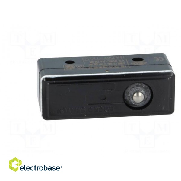 Microswitch SNAP ACTION | 15A/125VAC | 0.5A/125VDC | without lever image 3