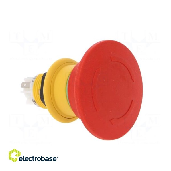 Switch: emergency stop | 16mm | Stabl.pos: 2 | NC | red | none | Pos: 2 image 8