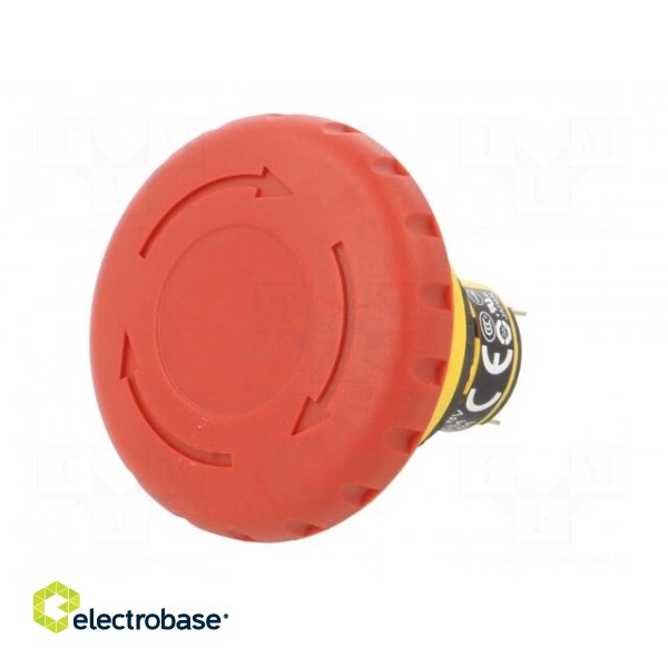Switch: emergency stop | 16mm | Stabl.pos: 2 | NC x2 | red | IP65 | Pos: 2 image 2