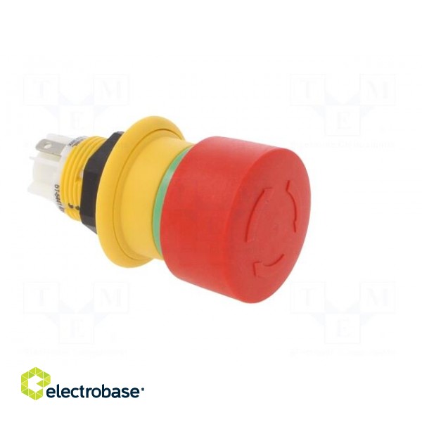 Switch: emergency stop | 16mm | Stabl.pos: 2 | NC x3 | red | none | Pos: 2 image 8