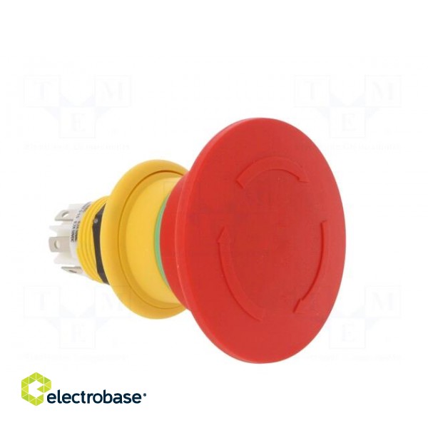 Switch: emergency stop | Stabl.pos: 2 | NC + NO x2 | 16mm | red | none фото 8