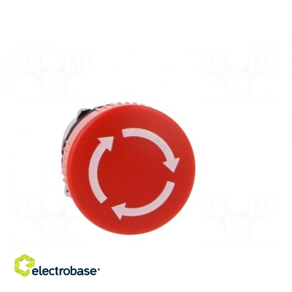 Switch: emergency stop | 16mm | Stabl.pos: 2 | NC x2 | red | none | IP65 image 9