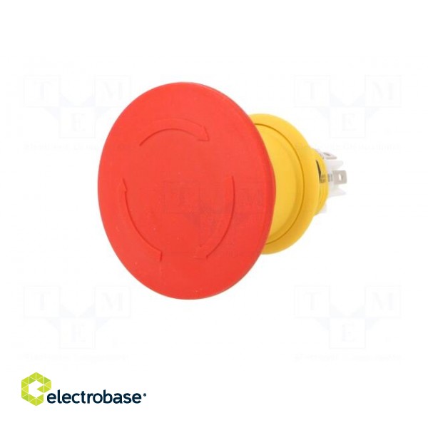 Switch: emergency stop | Stabl.pos: 2 | NC x2 | 16mm | red | none | Pos: 2 фото 2