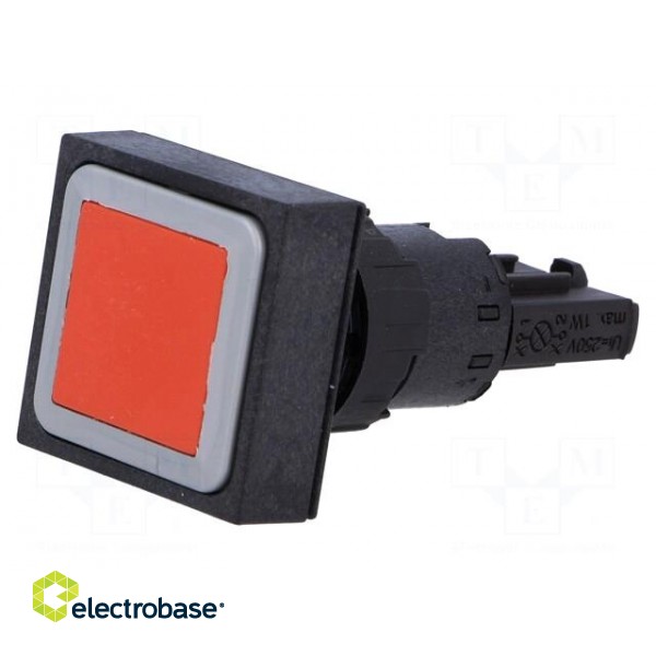 Switch: push-button | Stabl.pos: 1 | 16mm | red | Pos: 2 | -25÷70°C image 1