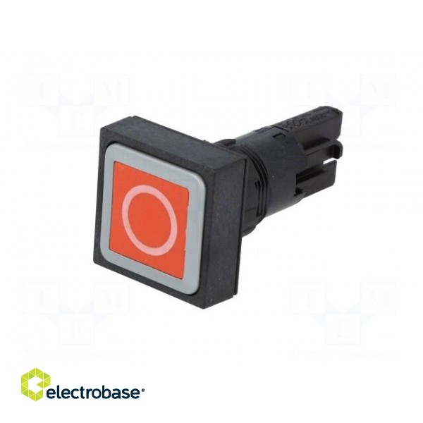 Switch: push-button | Stabl.pos: 1 | 16mm | red | Pos: 2 | -25÷70°C фото 2