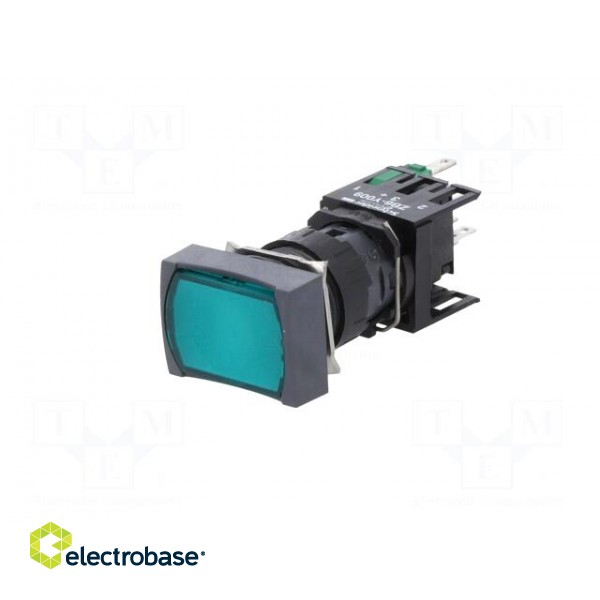 Switch: push-button | Stabl.pos: 1 | NO | 16mm | green | LED | 12÷24VDC фото 2