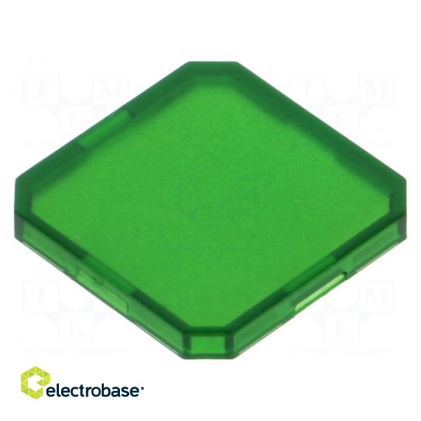 Actuator lens | green | OKTRON®-JUWEL image 1