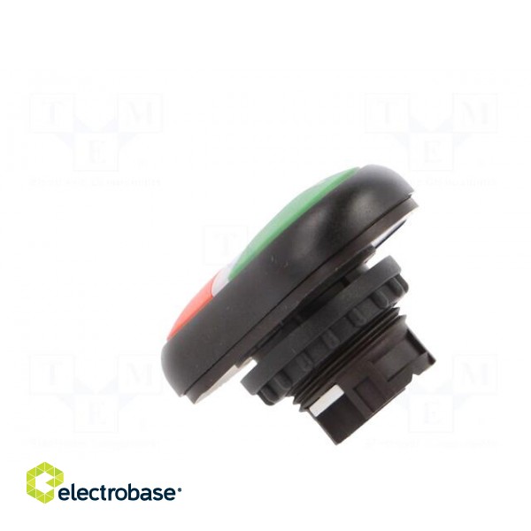 Switch: double | 22mm | Stabl.pos: 1 | green/red | M22-FLED,M22-LED фото 4