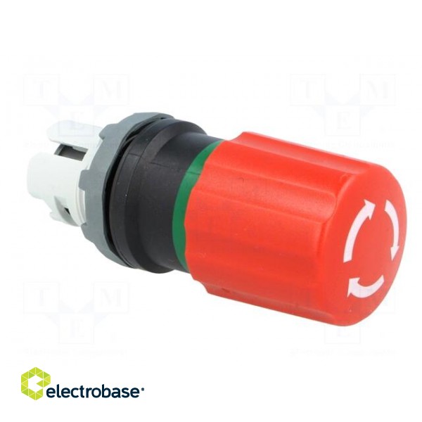 Switch: emergency stop | Stabl.pos: 2 | 22mm | red | Illumin: none | IP66 фото 8