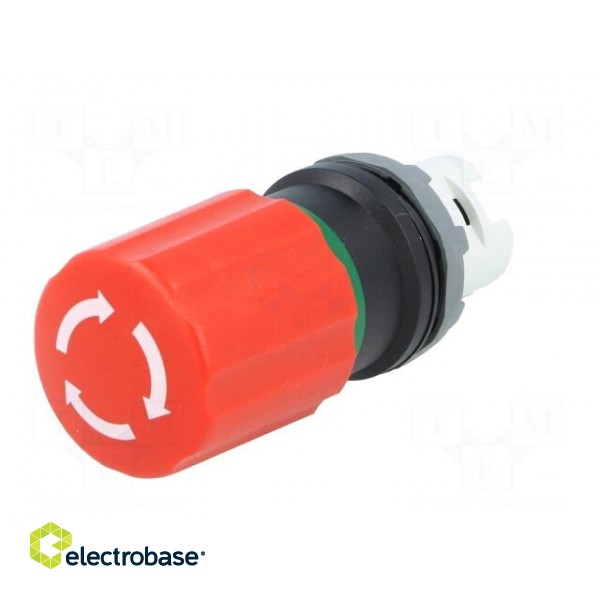 Switch: emergency stop | Stabl.pos: 2 | 22mm | red | Illumin: none | IP66 фото 2