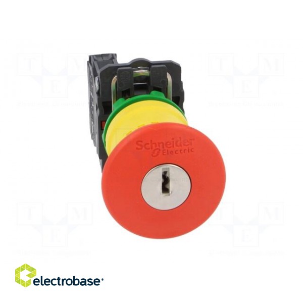 Switch: emergency stop with key | 22mm | NC | red | none | 3A/240VAC image 9