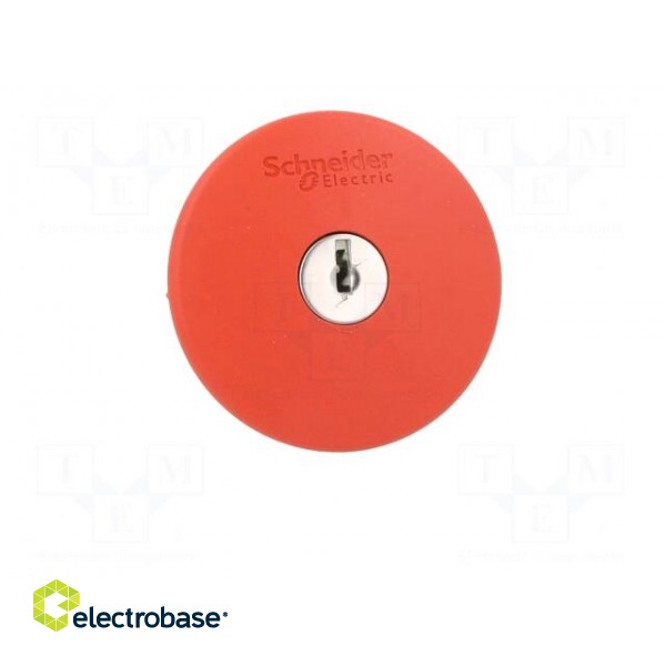 Switch: emergency stop with key | 22mm | Stabl.pos: 2 | red | none image 9