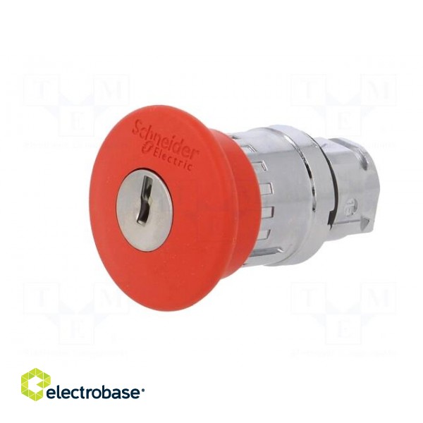 Switch: emergency stop with key | Stabl.pos: 2 | 22mm | red | IP66 image 2