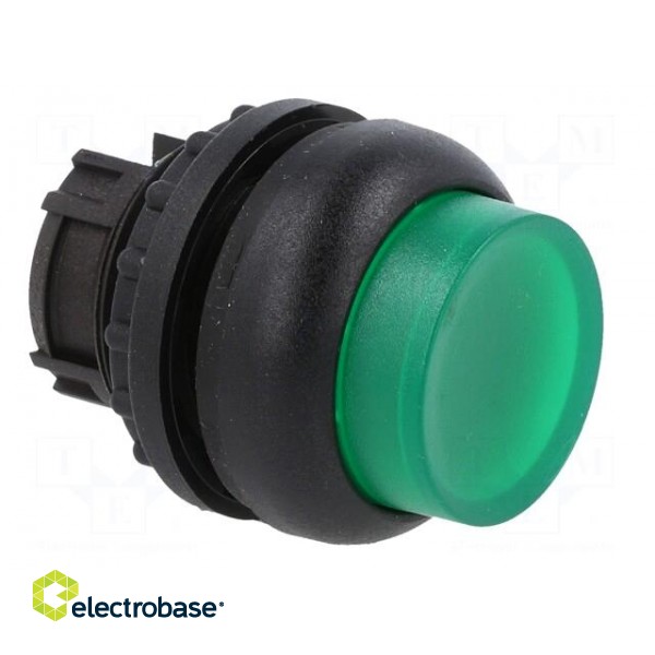 Switch: push-button | 22mm | Stabl.pos: 1 | green | M22-FLED,M22-LED image 8