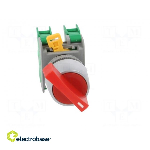 Switch: rotary | Stabl.pos: 1 | NO x2 | 3A/230VAC | 22mm | red | IP65 image 9