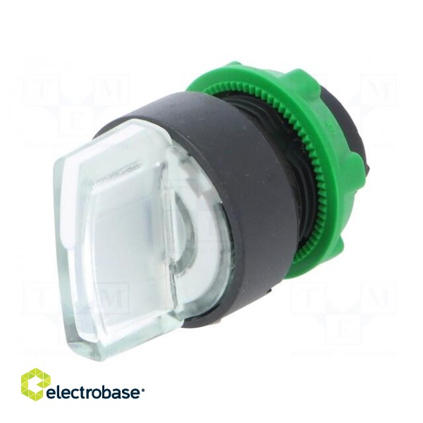 Switch: rotary | Stabl.pos: 2 | 22mm | white | Illumin: LED | IP66 | Pos: 2 фото 1