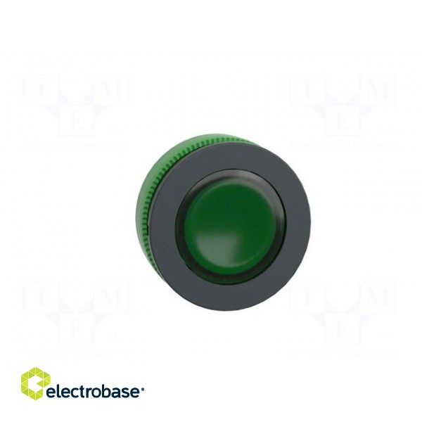 Switch: push-button | 30mm | Stabl.pos: 1 | green | IP66 | witout symbol