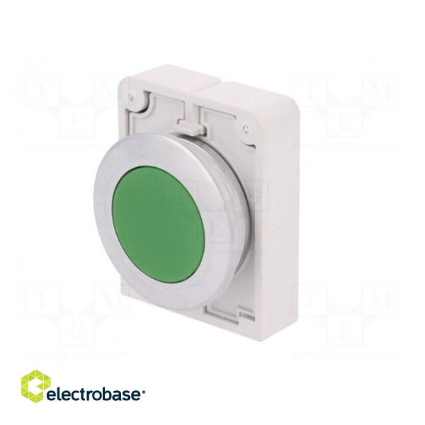 Switch: push-button | Stabl.pos: 1 | 30mm | green | none | IP67 | Pos: 2 image 2