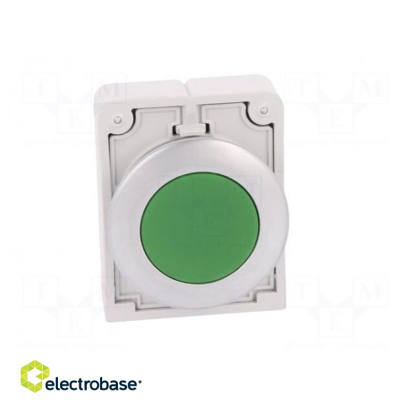 Switch: push-button | Stabl.pos: 1 | 30mm | green | none | IP67 | Pos: 2 image 9