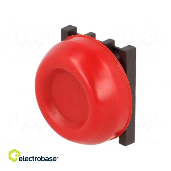 Switch: push-button | Stabl.pos: 1 | 30mm | red | none | IP66 | Pos: 2 фото 1