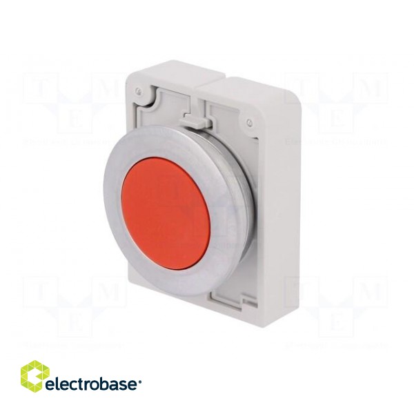 Switch: push-button | Stabl.pos: 1 | 30mm | red | none | IP67 | Pos: 2 image 2