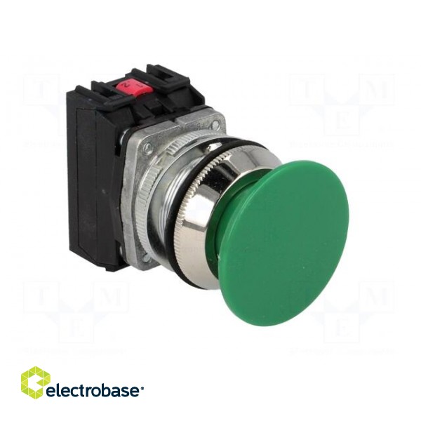 Switch: push-button | Stabl.pos: 1 | NC + NO | 30mm | green | IP56 | Pos: 2 image 8
