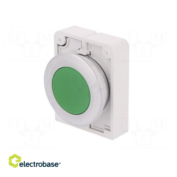 Switch: push-button | Stabl.pos: 2 | 30mm | green | none | IP67 | Pos: 2 image 2