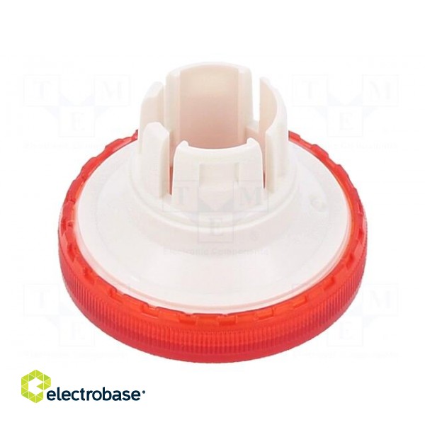Actuator lens | 22mm | 61 | red,transparent | plastic | Ø19.7mm image 2