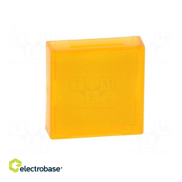 Actuator lens | 22mm | 61 | transparent,yellow | plastic | 18x18mm image 9