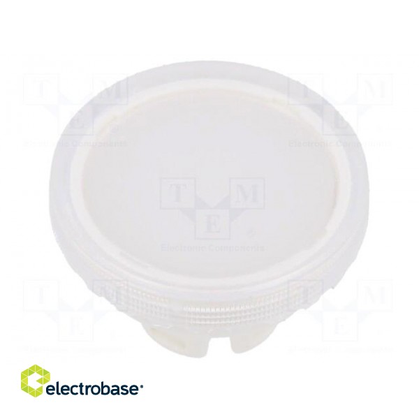 Actuator lens | 22mm | 84 | transparent | plastic