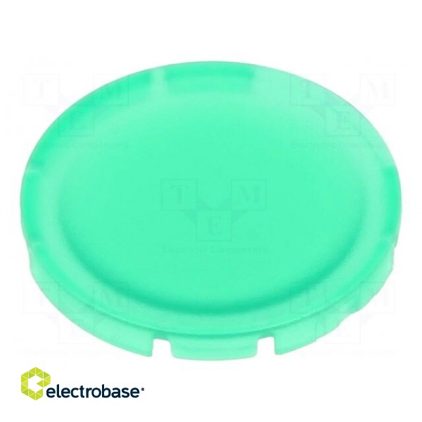 Actuator lens | 22mm | RMQ-Titan | Colour: green