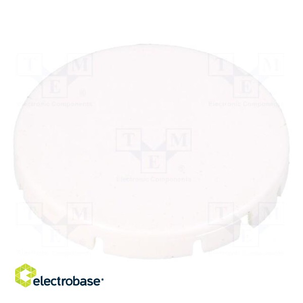 Actuator lens | RONTRON-R-JUWEL | white | Ø19.7mm