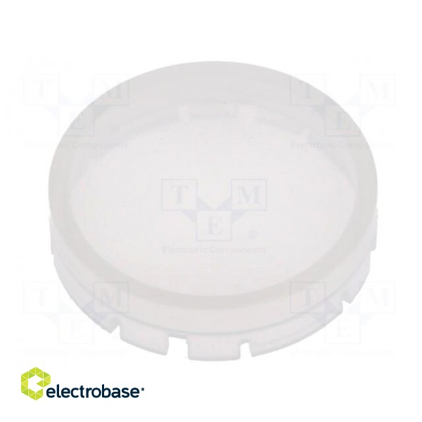 Actuator lens | RONTRON-R-JUWEL | white opal | Ø19.7mm