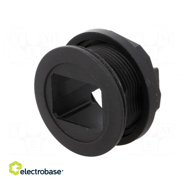 Case | 22mm | har-port | -25÷70°C | Ø22.3mm | IP20 | black image 2