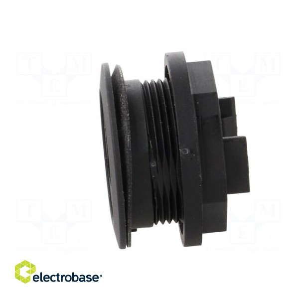 Case | 22mm | har-port | -25÷70°C | Ø22.3mm | IP20 | black image 3