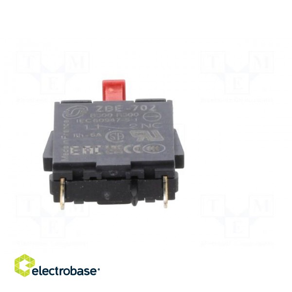 Contact block | 22mm | Harmony XB4 | -40÷70°C | Leads: for PCB image 6
